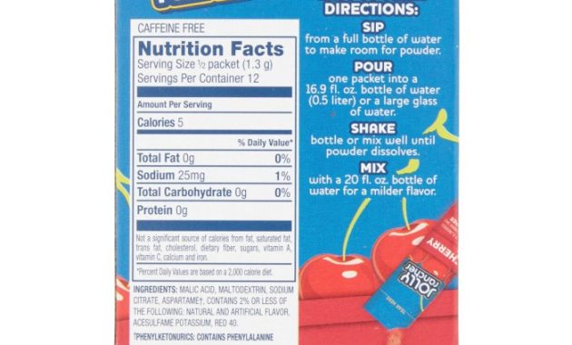 Jolly Rancher Nutrition Facts A Comprehensive Guide