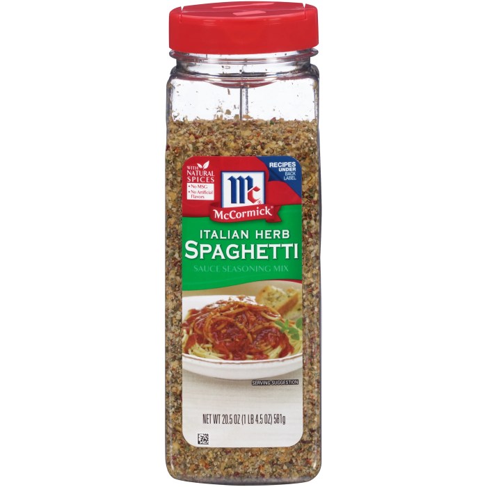 Spaghetti sauce spices recipe