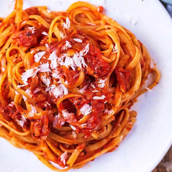 Spaghetti red sauce recipe