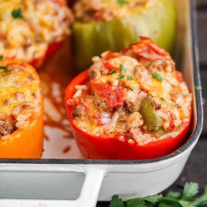 Stuffed bell pepper sauce recipe