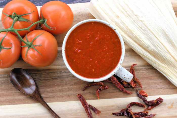 Tamale chili sauce recipe