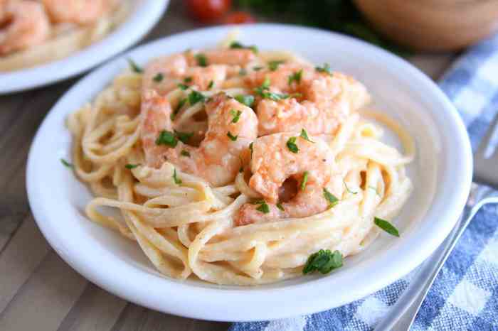 Shrimp tomato sauce pasta recipe