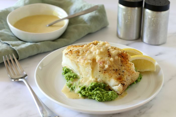 Sea bass with sauce recipe