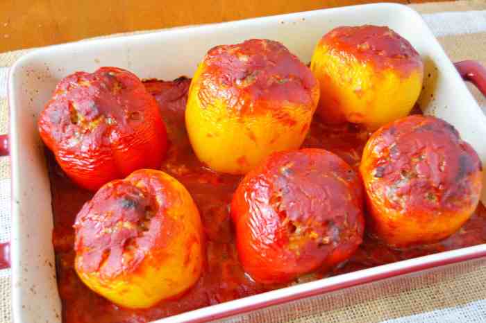 Stuffed pepper sauce recipe